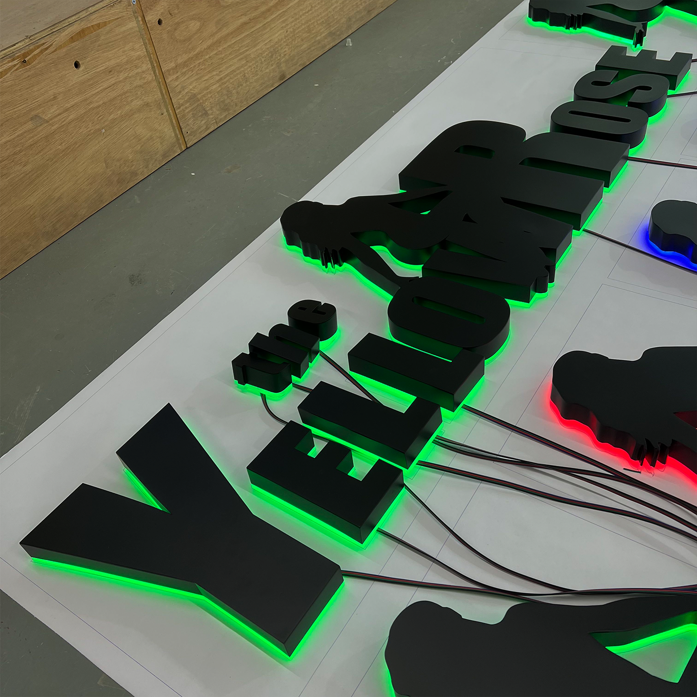 RGB / Programmable Channel Letters example 3