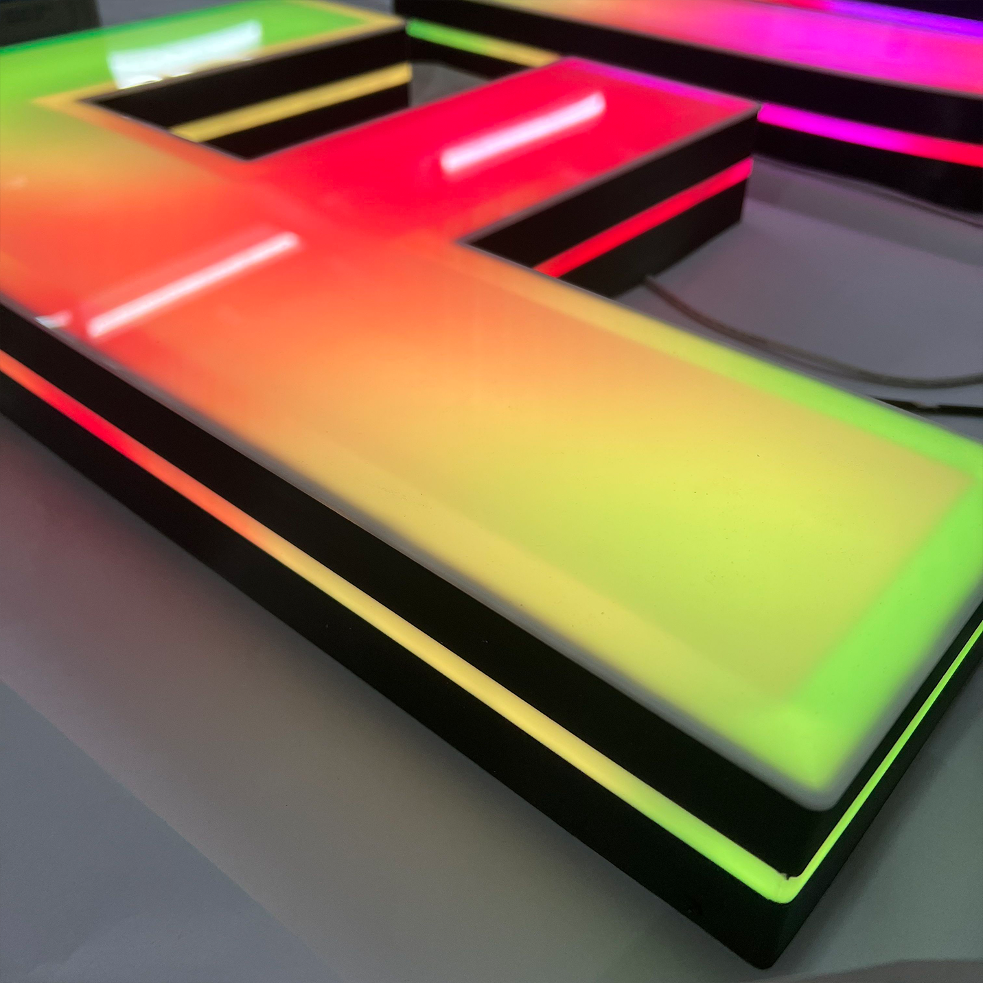 RGB / Programmable Channel Letters example 1