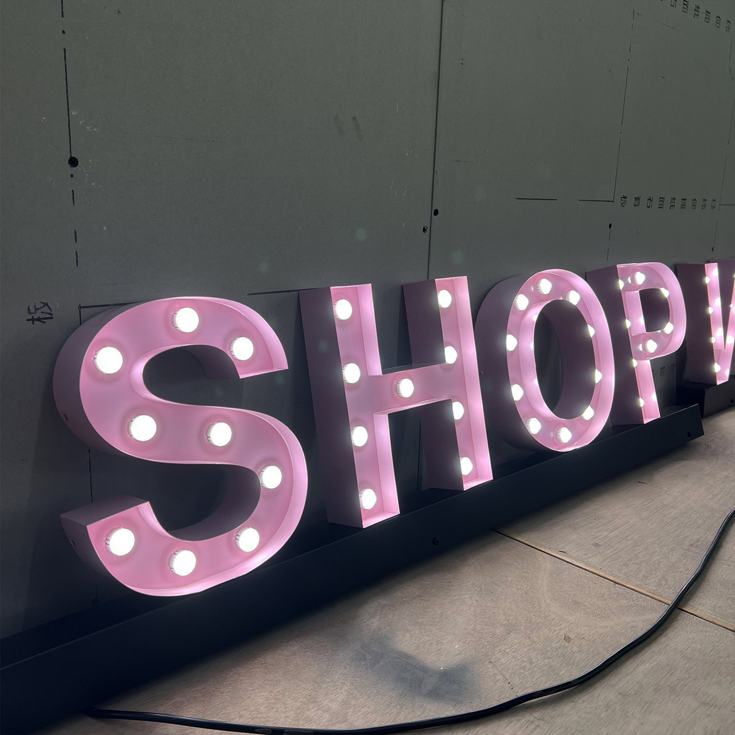 Open-Face / Marquee Channel Letters example 1